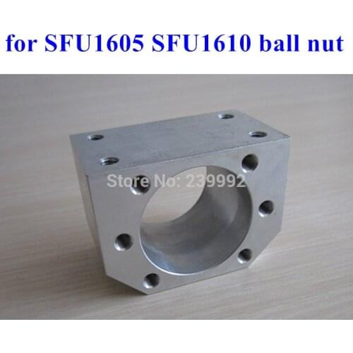 Wholesale 3pcs SFU1605 ball screw nut housing Aluminium Material for 1605 16mm ball nut housing bracket holder CNC Parts