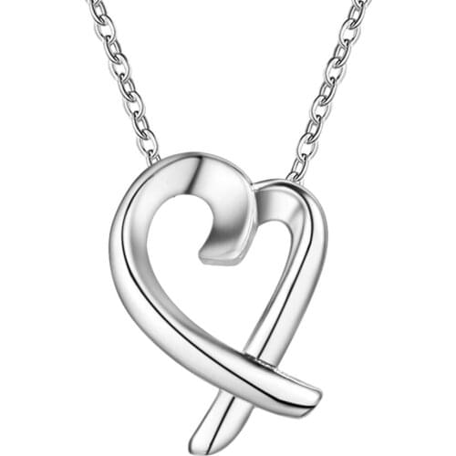 Wholesale Charm Silver Color Pendants For Women Fashion Jewelry Necklace Lady Fashion Jewelry Pendant Kelp AN590