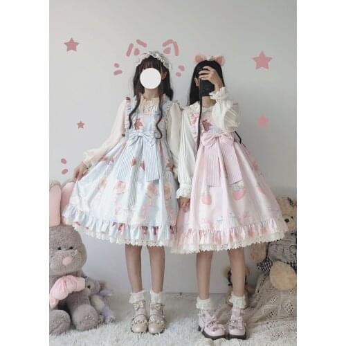 Chen Xiaoxi Original Lolita Dress JSK Cute High Waist dress victorian dress sweet dress kawaii clothing gothic lolita dress