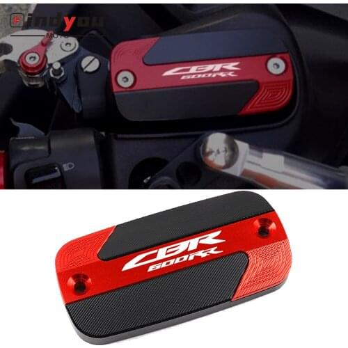 For HONDA CBR600RR CBR 600RR 2003-2006 Motorcycle Hihg quality CNC Front Brake Reservoir Fluid Tank Cover With logo