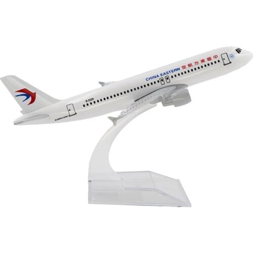 1/400 Scale Alloy Aircraft Airbus A320 China Eastern Airlines 16cm Alloy Plane Model Toys Children Kids Gift for Collection