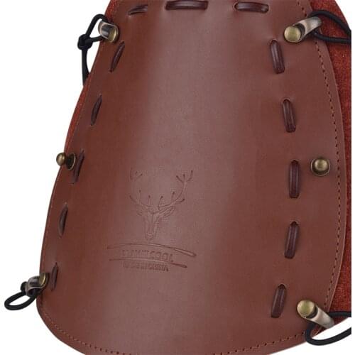 1pc Archery Armguard Leather Protector for Hunting Traditional Recurve Bow Arm Guard Outdoor Shooting Accessories