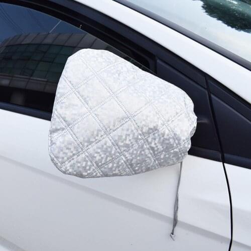 2PCS Auto Car Rearview Side Mirror Protector Cover Winter Frost Guard Snow Ice Winter Waterproof Mirror Cover Car Accessories