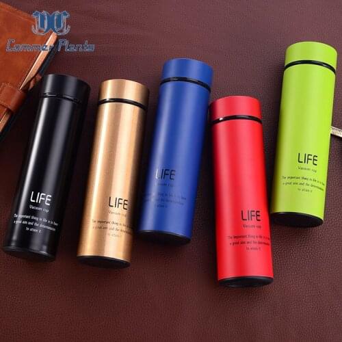 2020 creative stainless steel thermos bottle portable straight outdoor lovers insulated Cup double wall vacuum flask gift