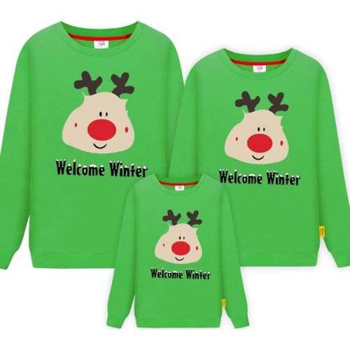 2020 Family Look for Dad Mom and ME Father Mother Daughter Son Christmas New Year Cotton Sweater Outfits Family Matching Clothes
