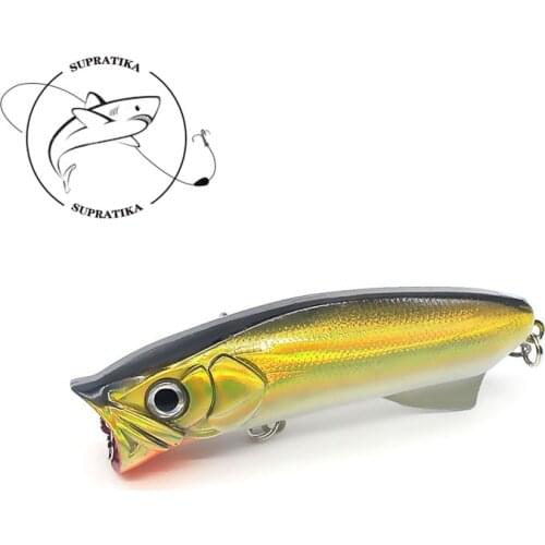 3D Eyes Anti-Corrosion Freshwater Fishing Lure Hard Bait 8cm/11g Artificial Floating Popper High Quality Plastic Fishing Bait