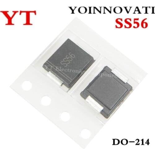 50pcs/lot SS56 5A 60V SMC/DO-214AB SMD Best quality