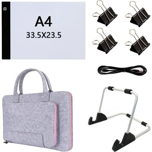 5D Diamond painting tool led luminous light board A4 copy table cross stitch point drill tool kit diamond painting accessories