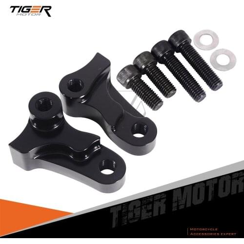 1.75" Black Motorcycle Drop Lowering Kit Case for Harley Dyna Wide Glide Super Glide 2006-2016
