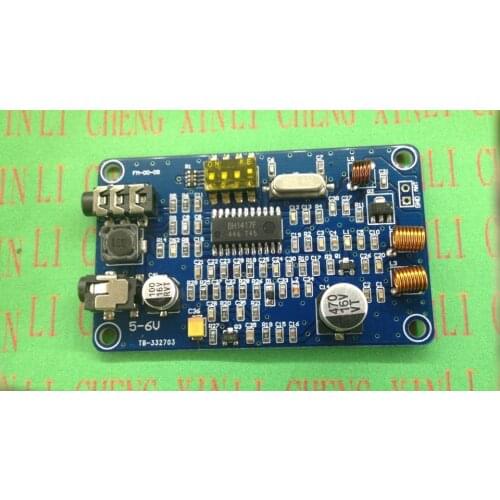 Free Shipping 1PCS Launch module bh1417 FM FM stereo FM double channel wireless transmitter 200 meters 0.5 W