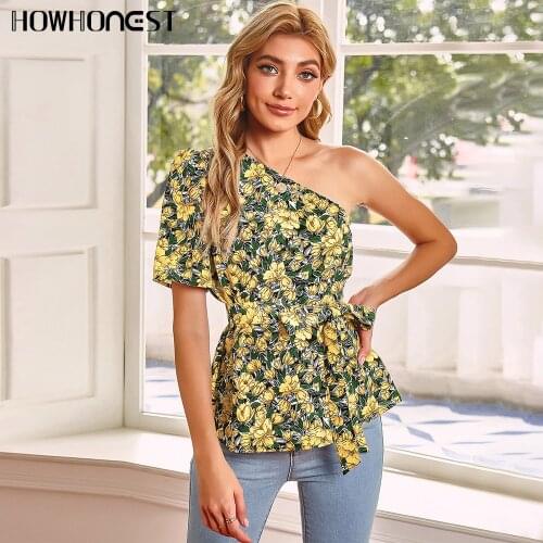 Блузки с открытыми плечами HOWHONEST China At AliExpress