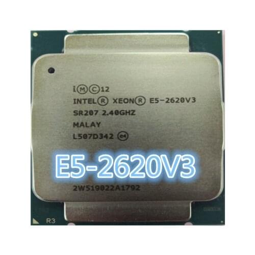 Intel E5 2620 V3 LGA 2011-3 6 core SR207 2.4GHz 85W E5-2620V3 2620V3