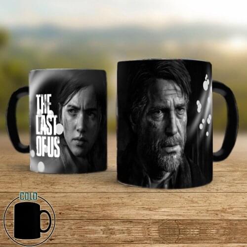 2021 The Last of Us coffee Mugs Part 2 Ellie Video Games Magic Color Changing Ceramic 11oz Mug Cup Friends Gift Tea Cups