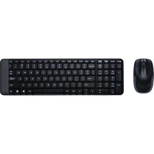 Logitech MK220 Wireless Keyboard & Mouse Set-Black