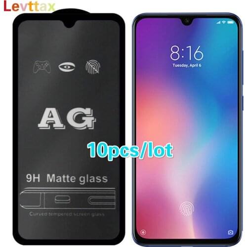 10Pcs AG Matte Screen Protector For Xiaomi Redmi 8A 8T K20 K30 Pro Full Tempered Glass For Xiaomi Redmi Note 9 Pro Max Note 9S