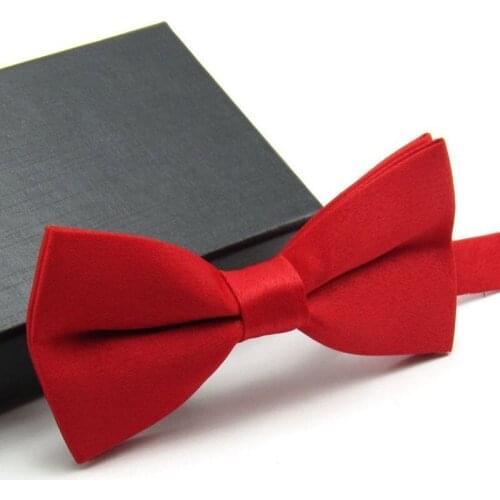 Matt Plain Bowties Mens Tuxedo General Party Neckties Butterfly Jacquard Bowtie For Adults, 500pcs