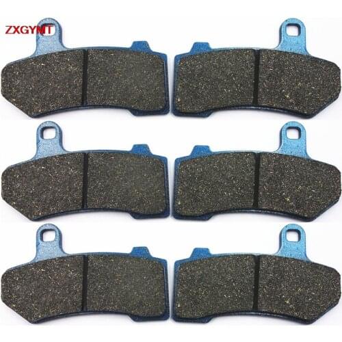 Sintering Brake Pad Set for HARLEY FLHT 1584 FLHT1584 Electra Glide Standard 2008 - 2010 Front Rear 10 08 09