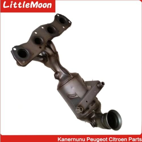 Original brand new exhaust pipe front three-way catalytic converter 7599503 0341P9 for Peugeot 207 308 Citroen C2 C3 C4 DS3 MINI