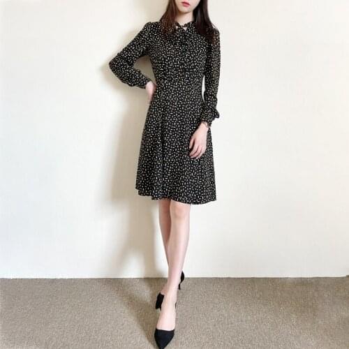 Autumn Collections Vintage Bow Full Sleeves Dress UK 8-16