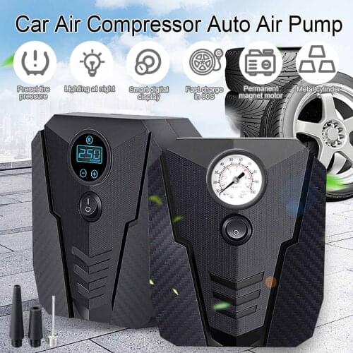 Portable Car Air Compressor DC 12V Digital Tire Inflator Air Pump 150 PSI Auto Air Pump for Car Motorcycle LED Light Tire Pump