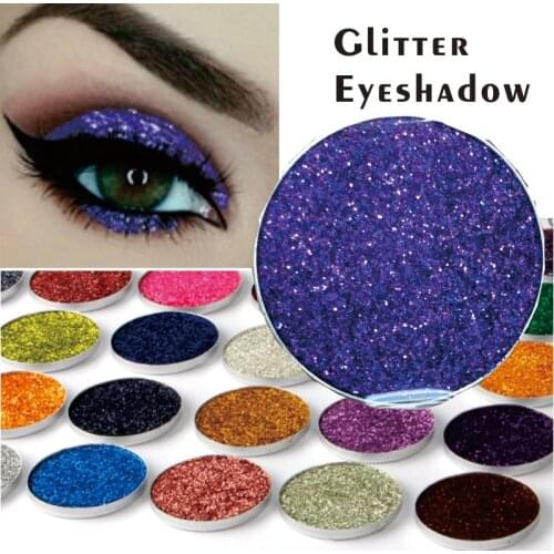 Pressed Glitter Eye Shadow Single Eyeshadow Makeup Glitter Eyeshadow Make Up Cosmetic Pigment Glitters maquiagem sombra