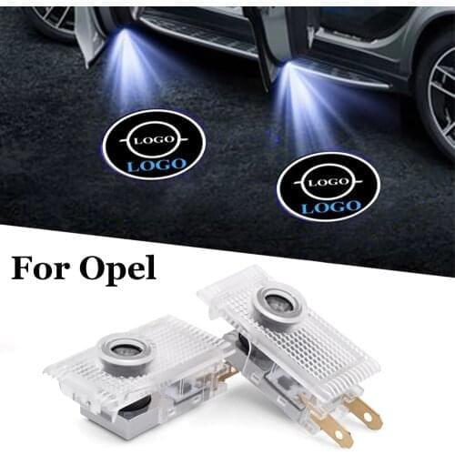 Car Door Welcome Light Auto Logo Emblem Laser Projector Ghost Shadow Lamp Courtesy LED Lights Car Accessories For Opel Insignia