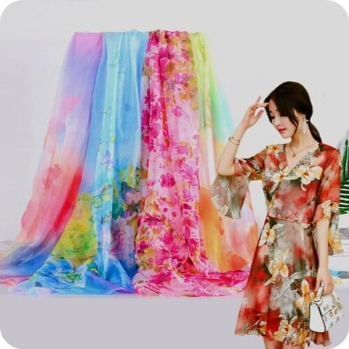 Cosplay Dress Flowing Fabric 30D Chiffon shawls ancient Chinese costume fashion