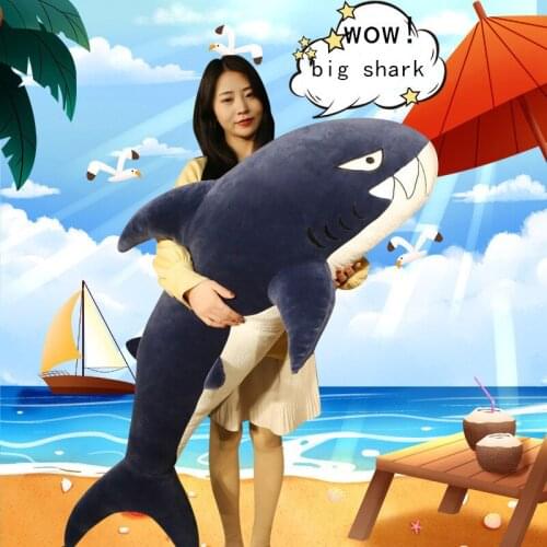 Super Soft Plush Toys Stuffed Shark Kids Children Toys Boys Cushion Girls Animal Pillow for Birthday Gifts