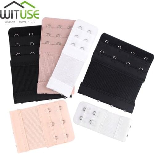 Bra Extenders Strap Extension 2 Rows 2/3/4 Hooks 3 Row 2/3/4 Hooks Women Intimates Lengthened Bra Hook Extenders Bra Accessories