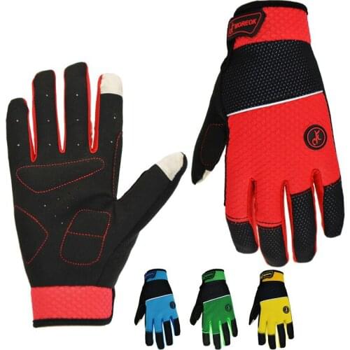 Windproof Cycling Gloves Winter Touch Screen Non-slip Road Bike Glove Full Finger Men Women Mtb Sport Racing Bicycle Mittens