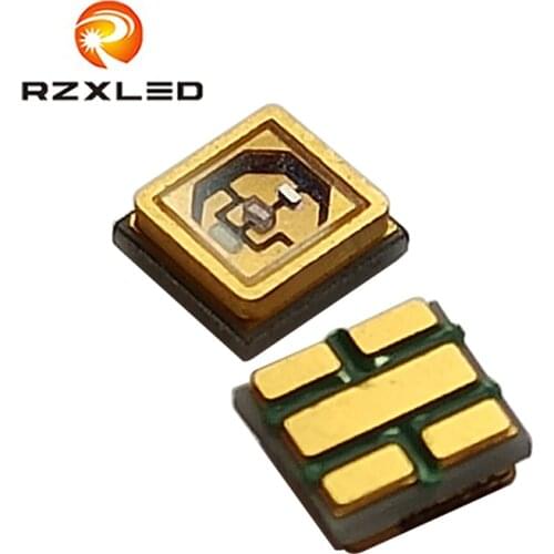 2PCS/Lot LED 4-Pin Dual Chips 3939Package Ultraviolet UVC270NM With UVA405NM 7MW Diode