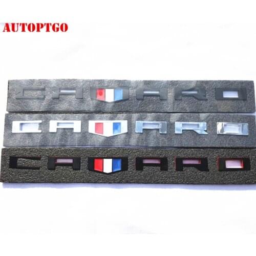 1X Car Rear Boot Trunk 3D CAMARO Letter Emblem Badge Decal Logo Sticker For Chevy Chevrolet Camaro