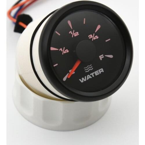 52mm Waterproof Water Level Gauge Boat Car Fuel Sending Unit Fuel Level Sensor fit 0-190 ohm 240-33 ohm 7 Colors Backlight