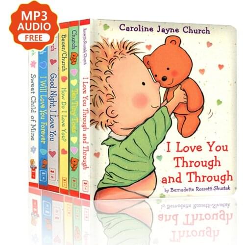 6 Book/set Love Good Night Story Picture English book Childrens Picture Books bedtime story Early education Childhood gift