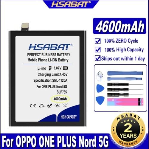 HSABAT BLP785 4600mAh Battery for OPPO ONE PLUS Nord 5G Batteries