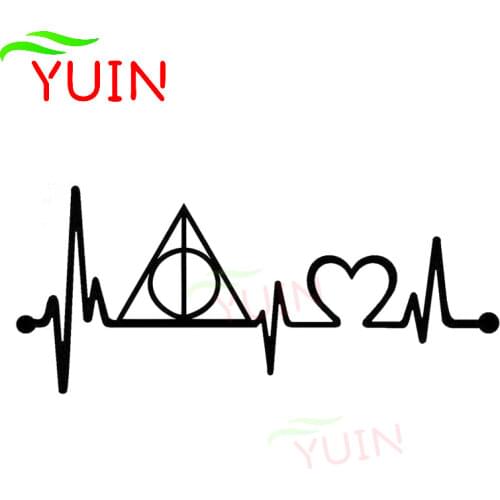 Reapers Heartbeat Lifeline Car Decals Fashion Decorative Personalized PVC Waterproof Stickers Can Be Customized Colors