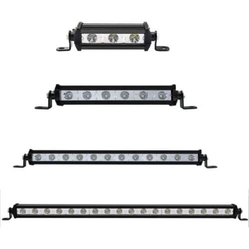 ULTRA THIN 4-20INCH LED WORK LIGHT BAR OFF ROAD 12V 24V CAR BOAT WAGON 4WD SUV TRAILER TRUCK AUXILIARY SPOT DRIVING HEADLIGHT