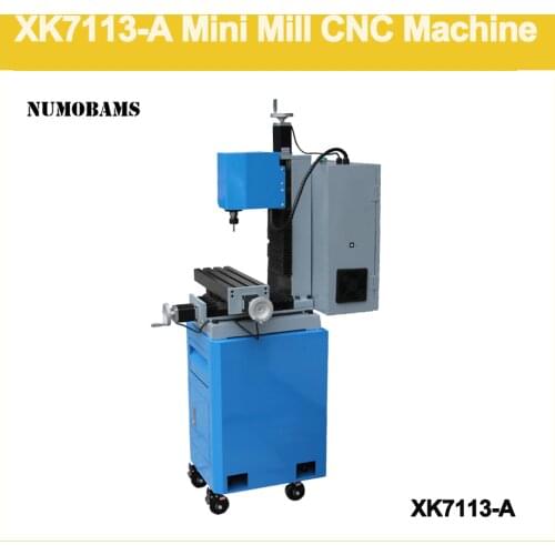 XK7113-A mini CNC milling machine/Mach3 software Drill & Mill Machine for metal,nylon processing