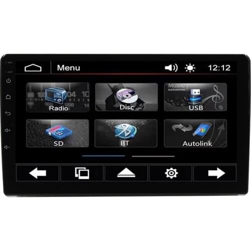 IOKONE Wholesale 9" Universal Double Din IPS 2.5D Car Tablet Car Stereo With Radio MP5 Player FM USB AUX