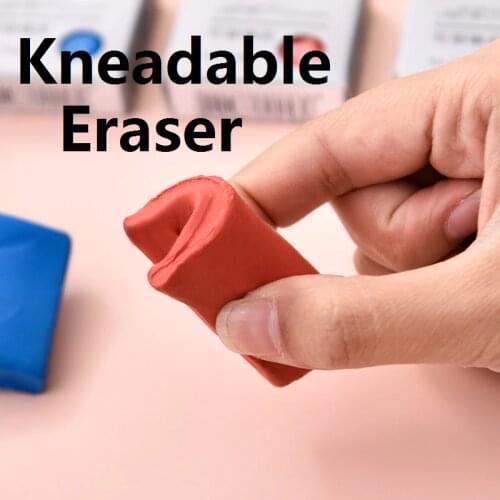 6Pcs Kneadable Art Eraser Drawing Sketch Fashion Cloth Design Anime Art Class Dedicated Erasers School Stationery Supplies 71094