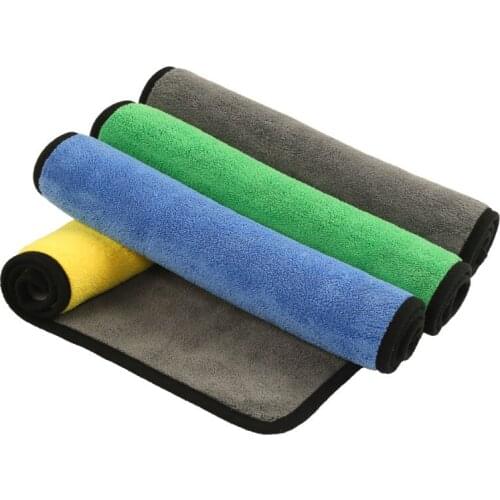 Microfiber Towel Car Wash Cloth Auto Cleaning Door Window Care Thick Strong Water Absorption For Car Home Automobile Accessories