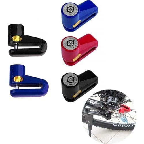 Anti-Theft Wheel Disc Brakes Lock for MTB Electric Scooter Skateboard Bicycle Wheels Safety Lock with Lock Box eBike