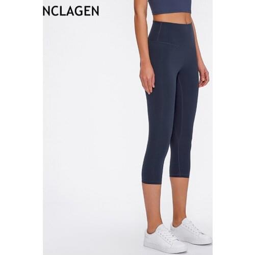 NCLAGEN Yoga Pants Women High Waist Double-sided Professional Fitness Shorts Leggings Quick-dry Gym Workout Butt Lifting Tights