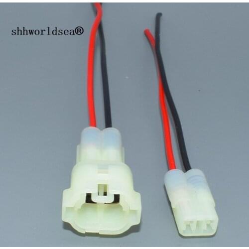 Shhworldsea 2 pin way 2.2mm Male Female waterproof electrical auto connector plug 6180-2451 6187-2801 6187-2804