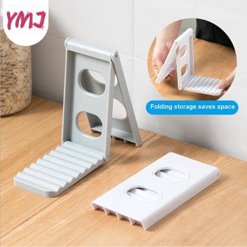 Foldable Kitchen Desktop Pot Lid Holder Multi-function Cutting Board Spoon Pan Cover Drain Drying Rack Cooker Stand GUANYAO