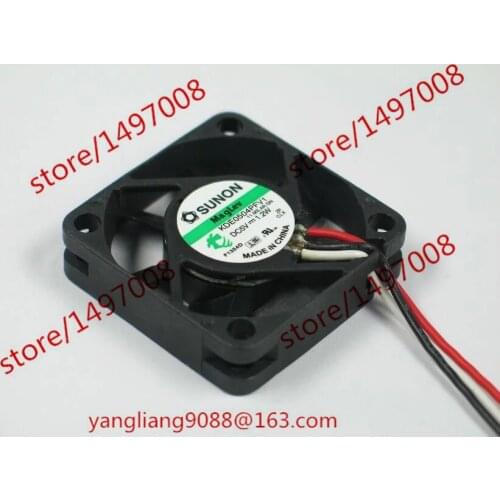 SUNON KDE0504PFV1 11.MS.AR.GN DC 5V 1.2W 3-Wire 40X40X10mm Server Cooling Fan