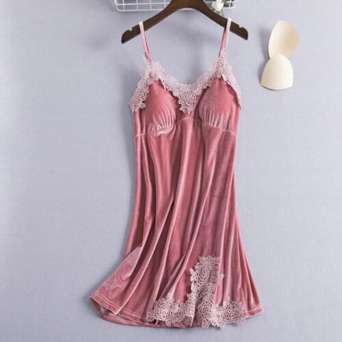 Sexy Lady V-Neck Backless Robe Gown Spaghetti Strap Nightdress Sleepwear Velvet Nightgown Nightwear Elegant Solid Homewear