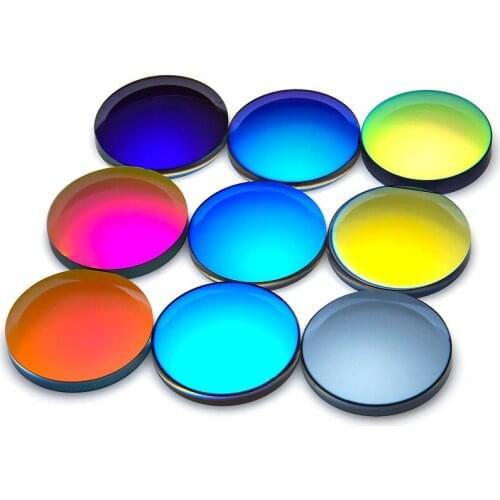 1.61 Index Polarized Lenses 9 Colors Reflective Myopic Lenes Anti-UV Goggles Nearsighted Rx Lenses Custom Made