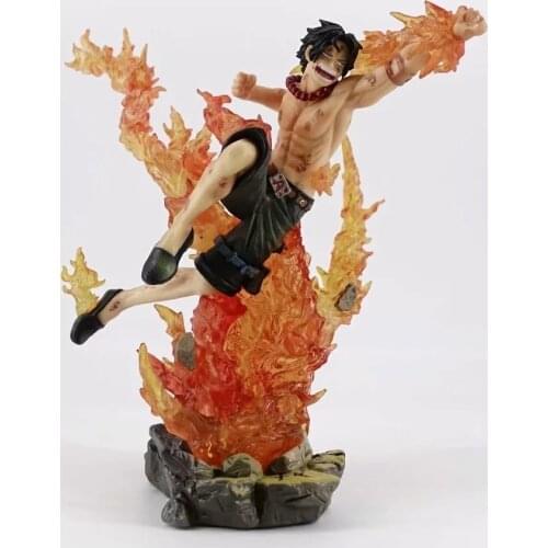 Amine One Piece Portgas D Ace P.O.P Battle Edition Ver. PVC Action Figure Collectible Model Toys Gift