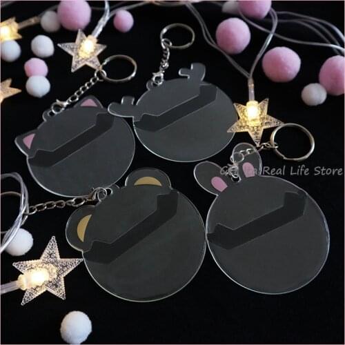 Anime Backpack Keychains Cute Backpack Keychains Badge PVC Case Suitable 50-58mm Badge Girls Ita Bag Accessories H321